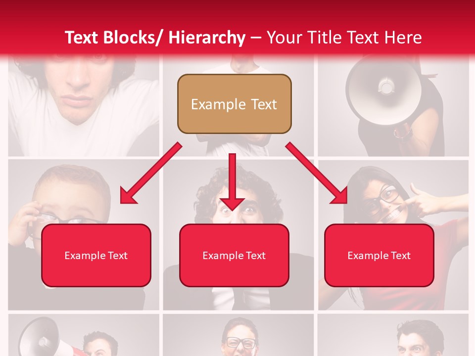 Mouth Female Grey PowerPoint Template