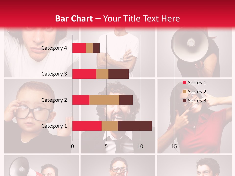 Mouth Female Grey PowerPoint Template