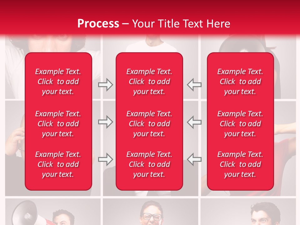 Mouth Female Grey PowerPoint Template