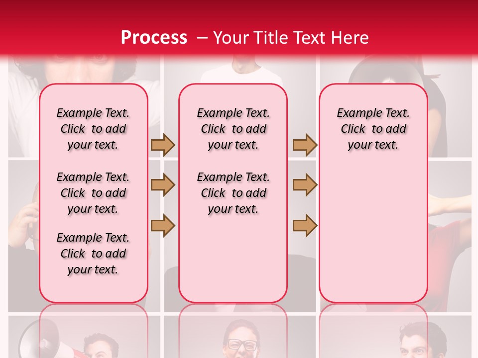 Mouth Female Grey PowerPoint Template