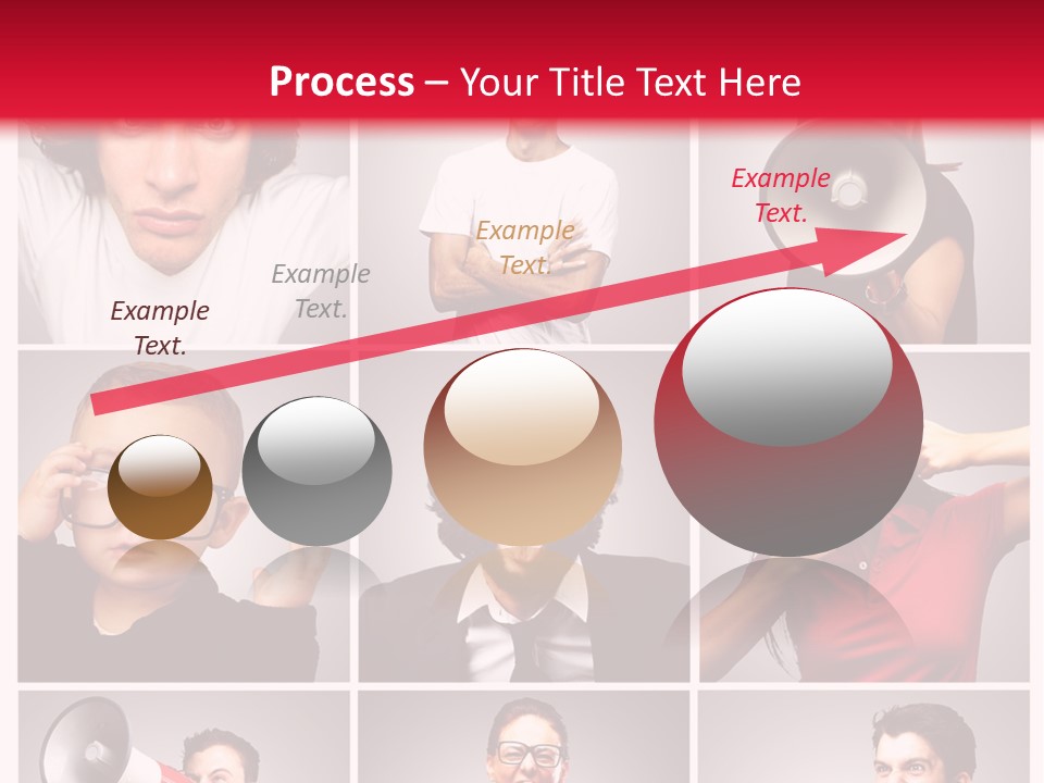 Mouth Female Grey PowerPoint Template