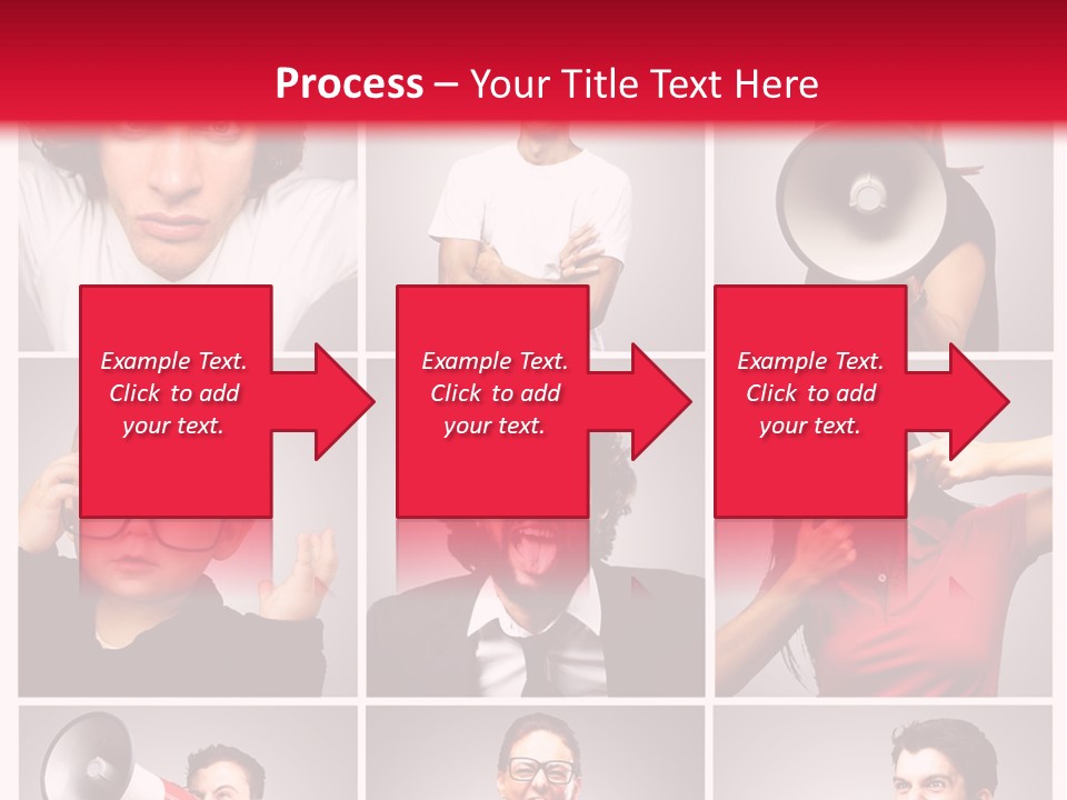 Mouth Female Grey PowerPoint Template