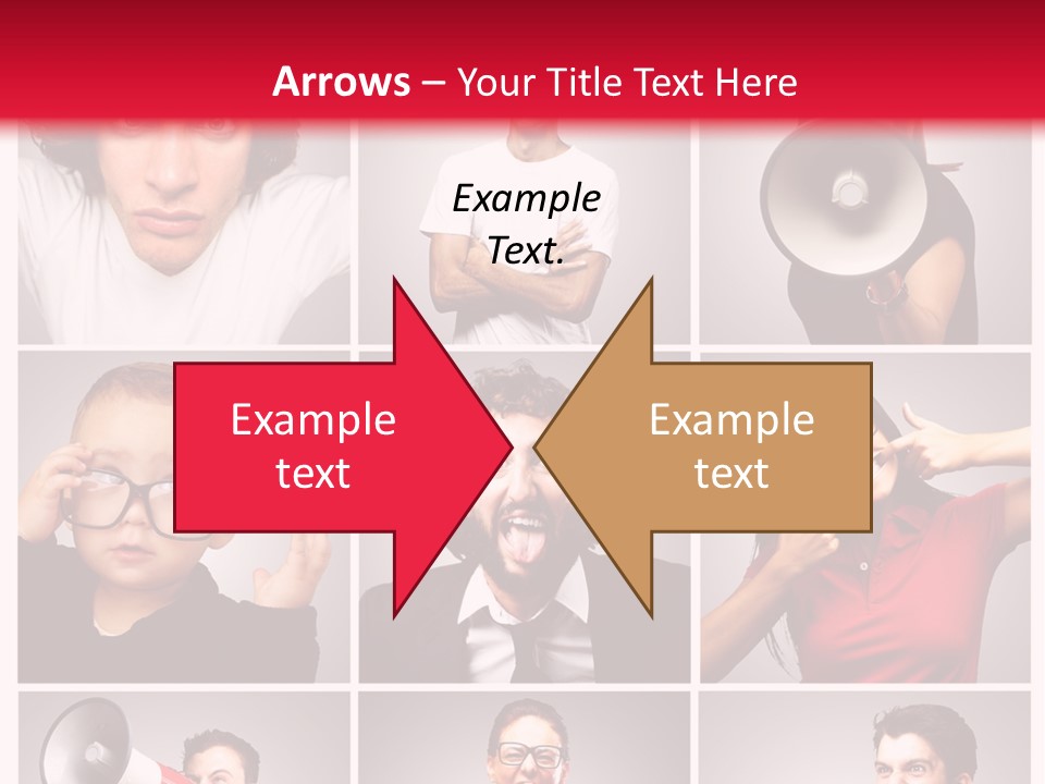 Mouth Female Grey PowerPoint Template