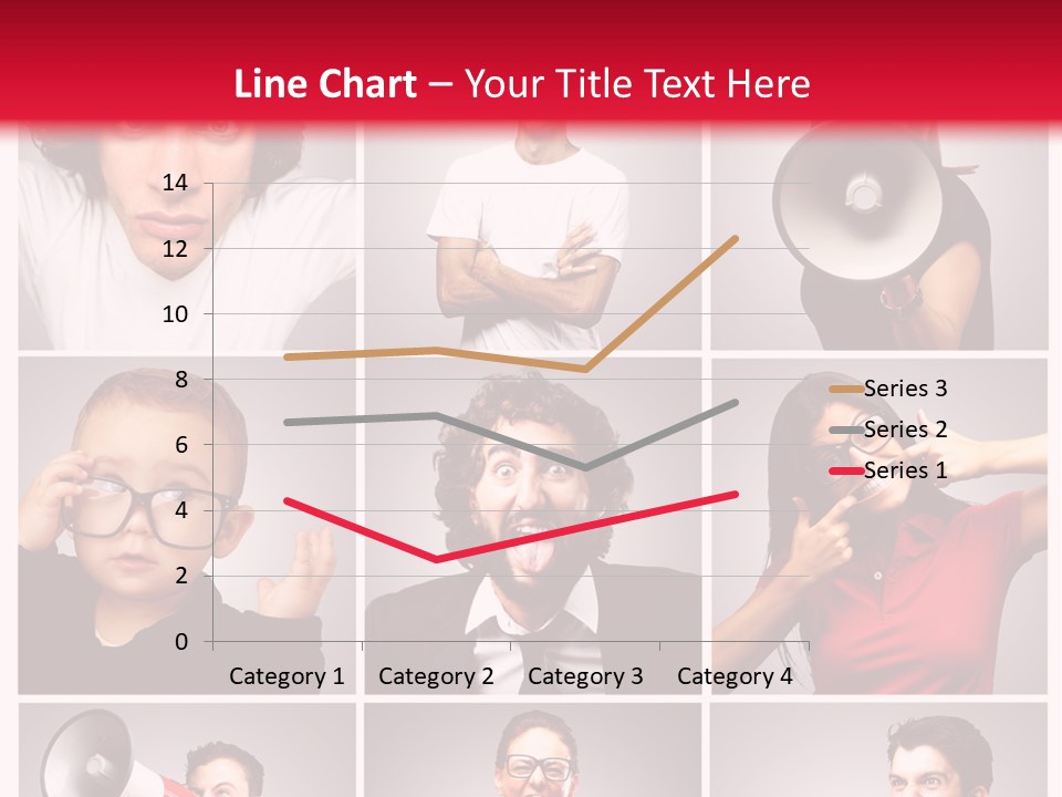 Mouth Female Grey PowerPoint Template