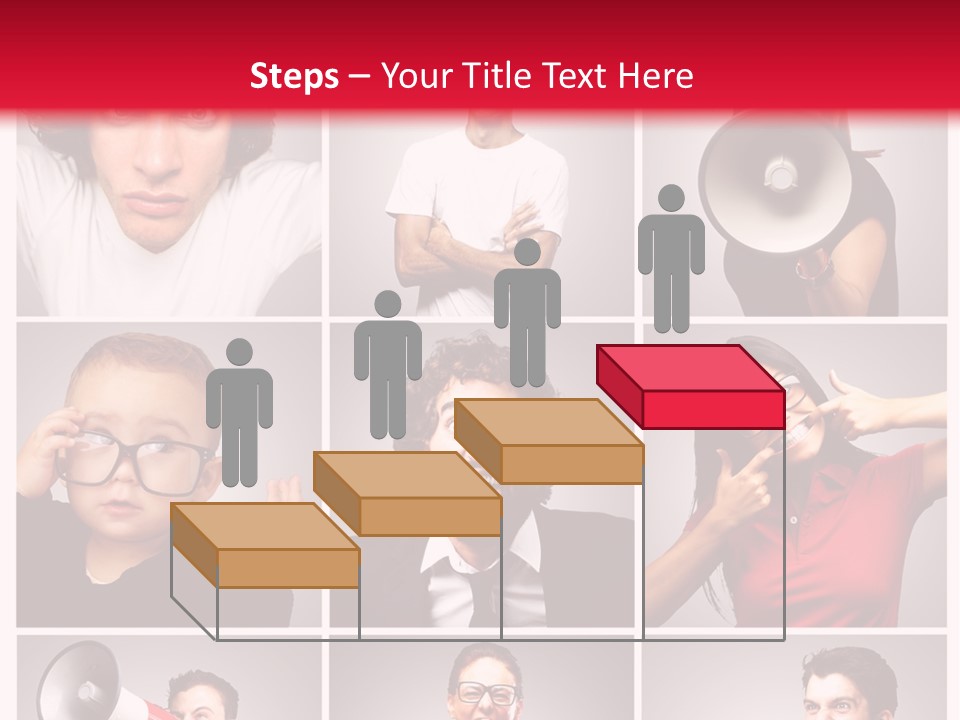 Mouth Female Grey PowerPoint Template