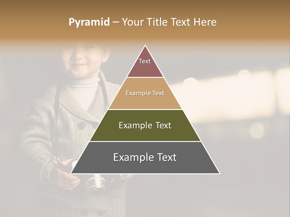 Childhood Grey Beautiful PowerPoint Template