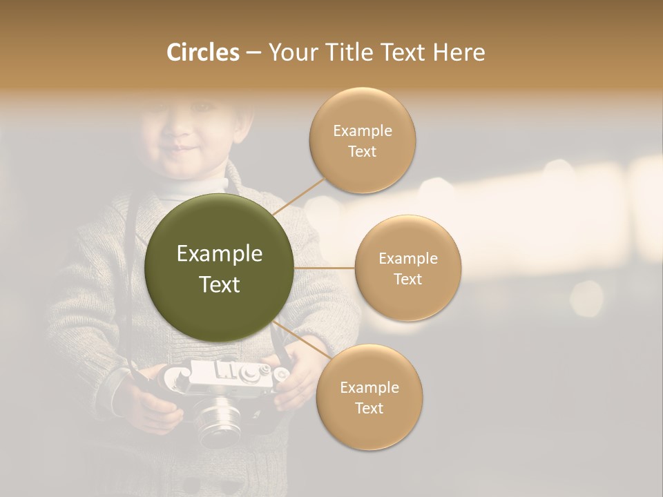 Childhood Grey Beautiful PowerPoint Template