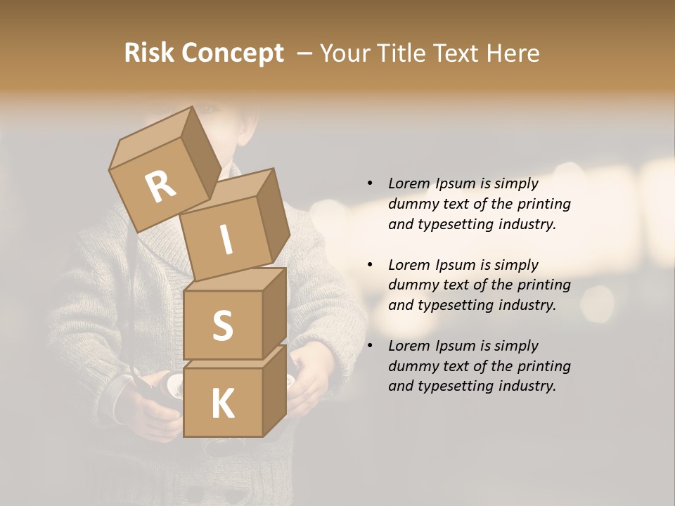 Childhood Grey Beautiful PowerPoint Template