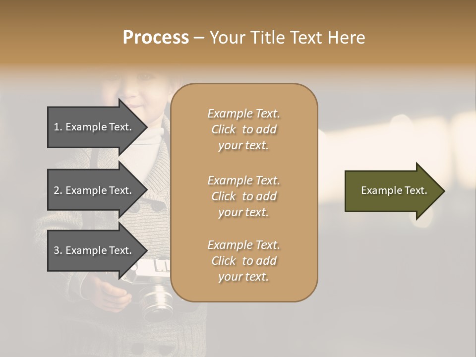 Childhood Grey Beautiful PowerPoint Template