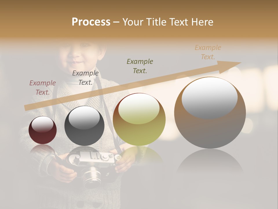 Childhood Grey Beautiful PowerPoint Template