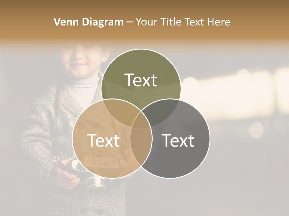 Childhood Grey Beautiful PowerPoint Template