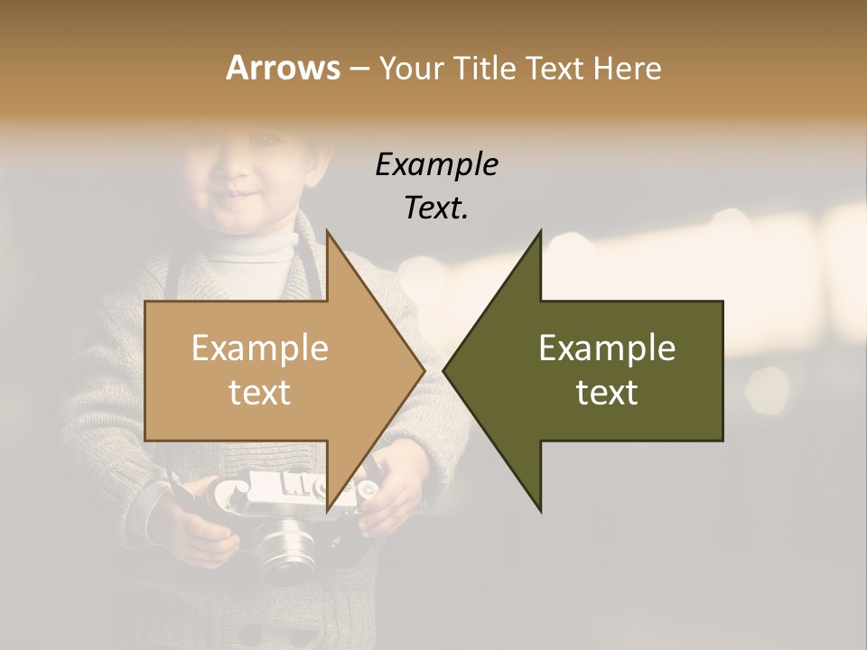 Childhood Grey Beautiful PowerPoint Template