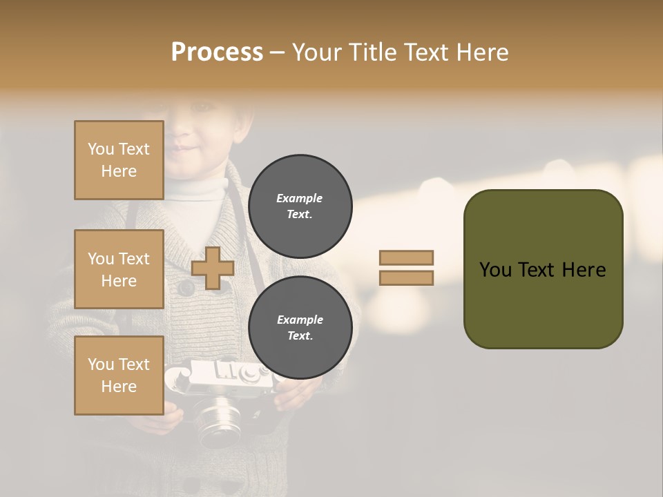 Childhood Grey Beautiful PowerPoint Template
