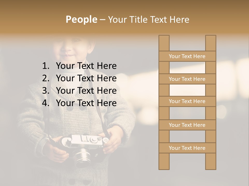Childhood Grey Beautiful PowerPoint Template