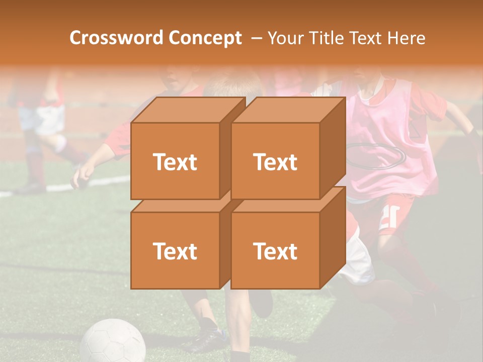 Hunt Down Kid Kicking PowerPoint Template