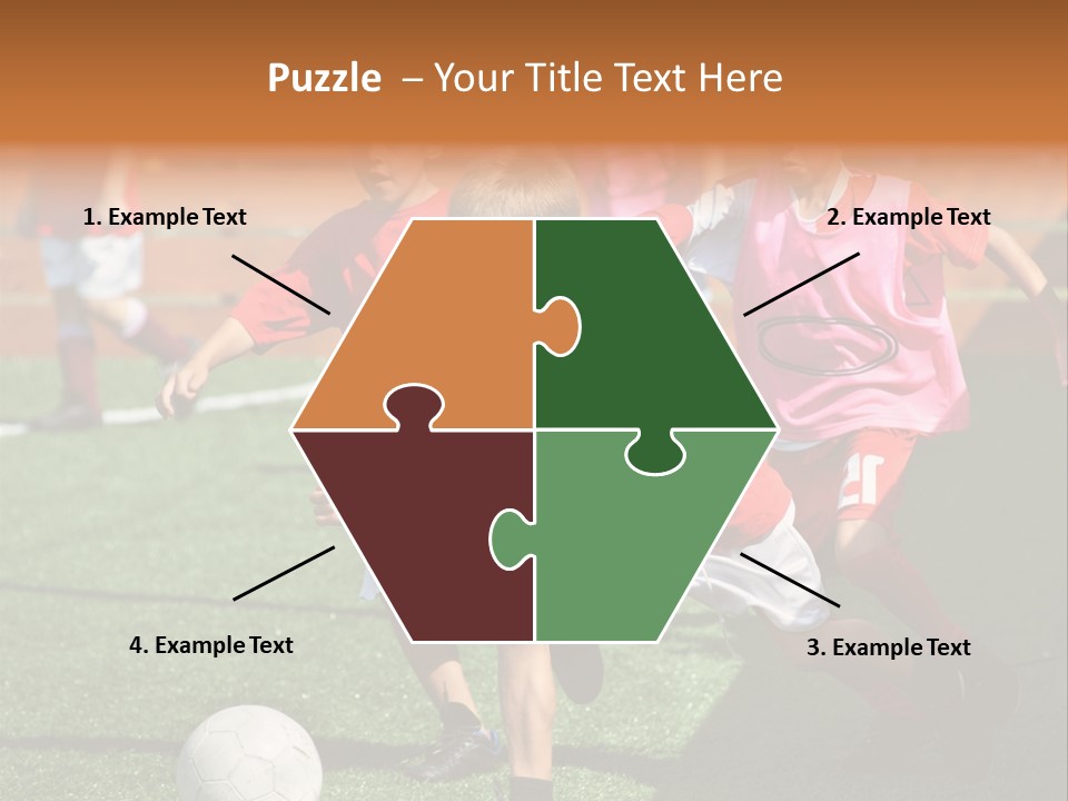 Hunt Down Kid Kicking PowerPoint Template