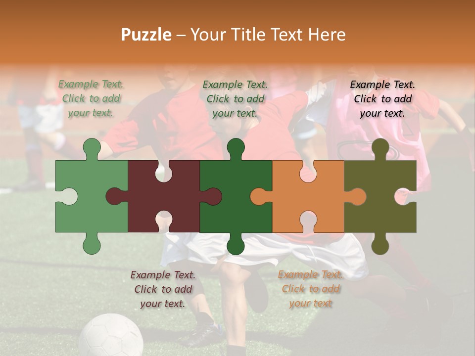 Hunt Down Kid Kicking PowerPoint Template