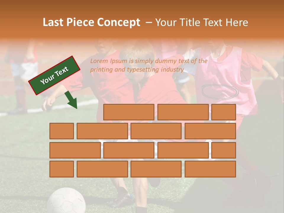 Hunt Down Kid Kicking PowerPoint Template