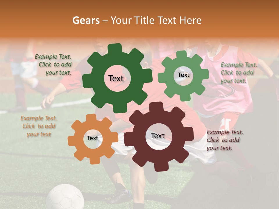 Hunt Down Kid Kicking PowerPoint Template