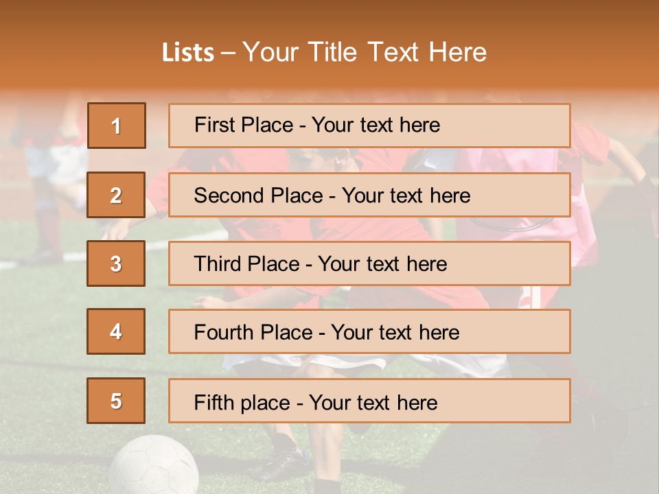 Hunt Down Kid Kicking PowerPoint Template