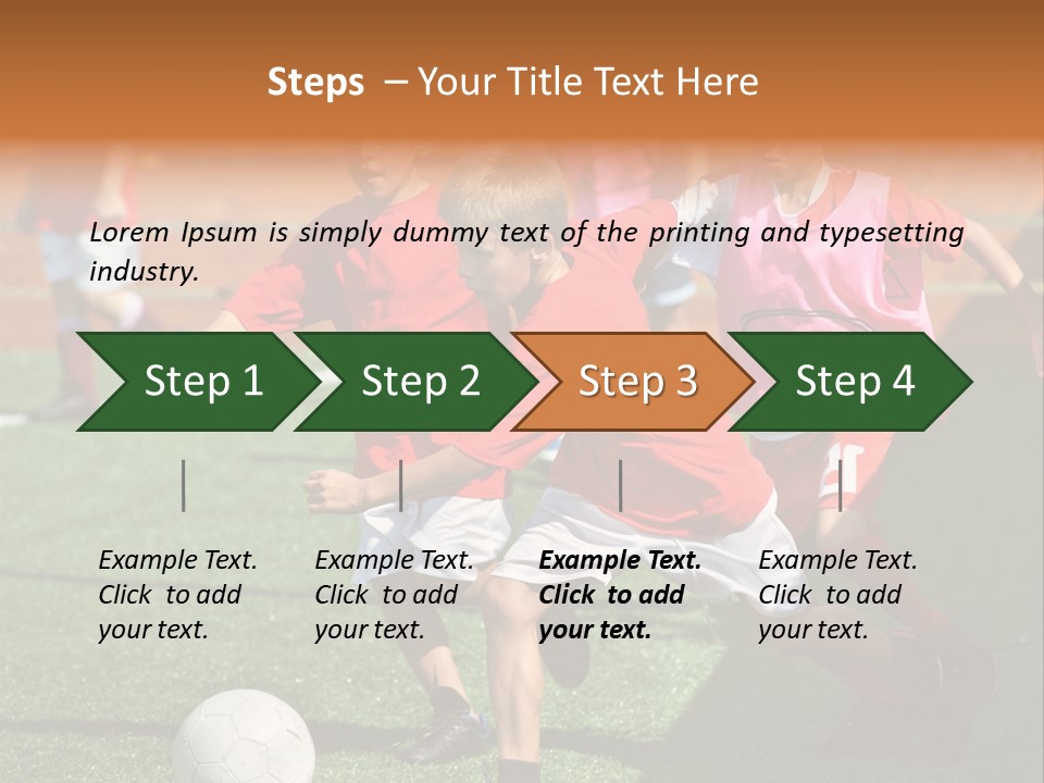 Hunt Down Kid Kicking PowerPoint Template