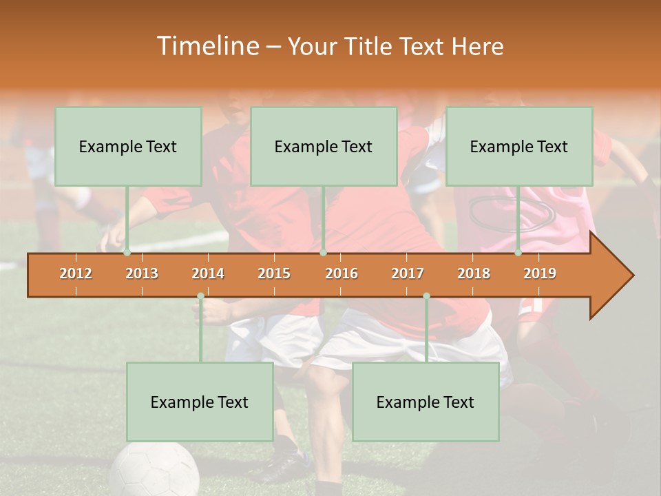 Hunt Down Kid Kicking PowerPoint Template