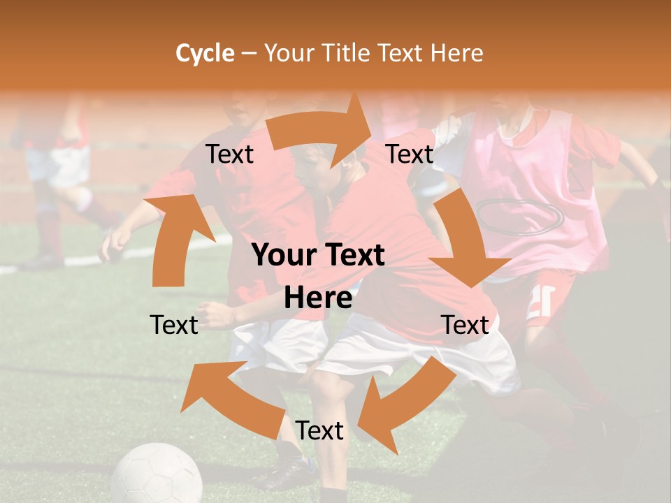 Hunt Down Kid Kicking PowerPoint Template