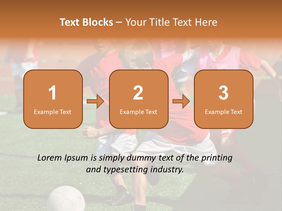 Hunt Down Kid Kicking PowerPoint Template