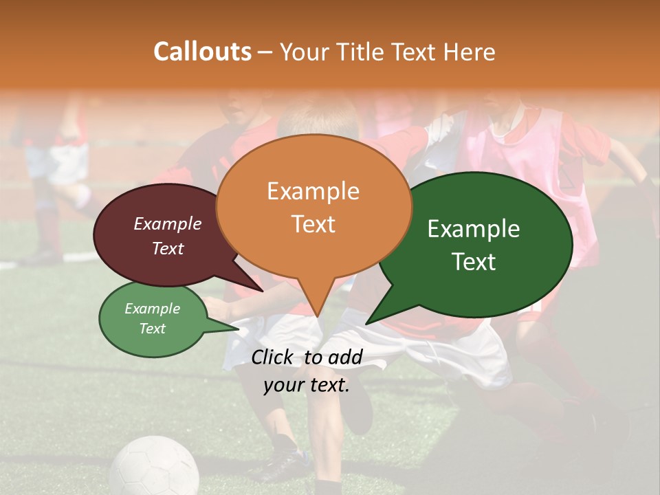 Hunt Down Kid Kicking PowerPoint Template