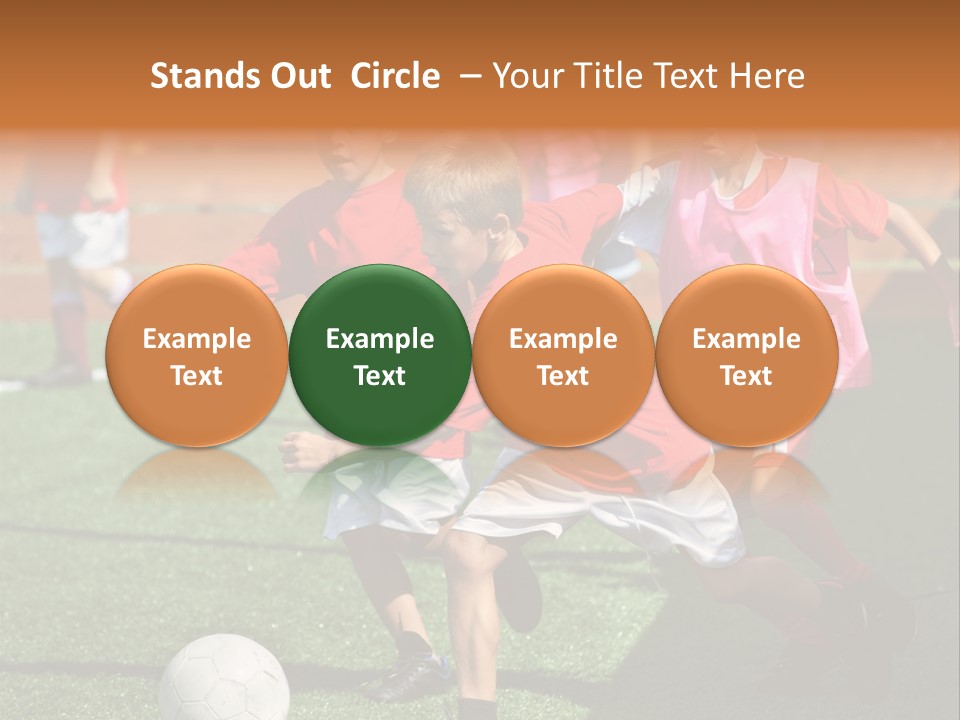 Hunt Down Kid Kicking PowerPoint Template