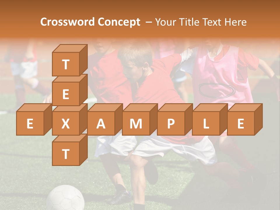 Hunt Down Kid Kicking PowerPoint Template