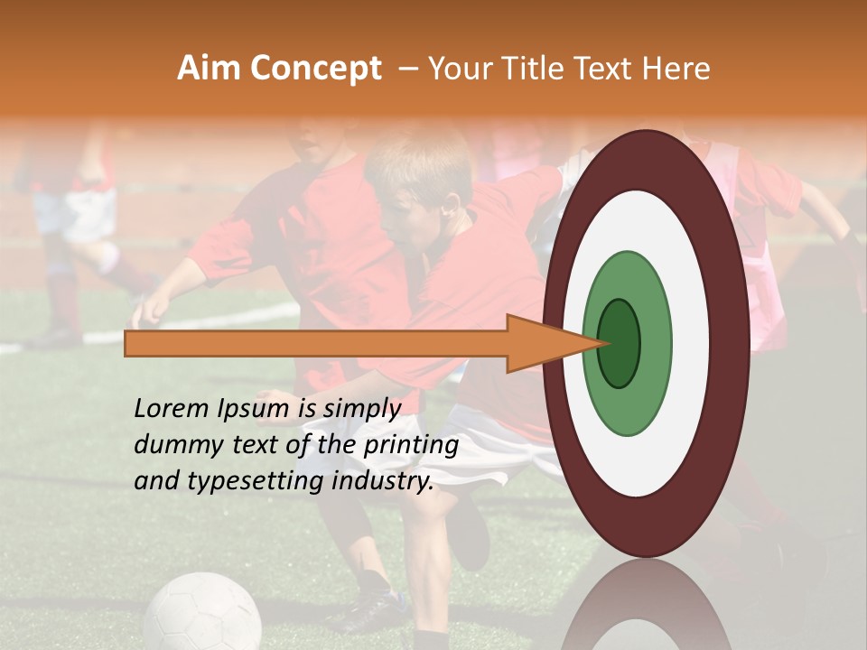 Hunt Down Kid Kicking PowerPoint Template