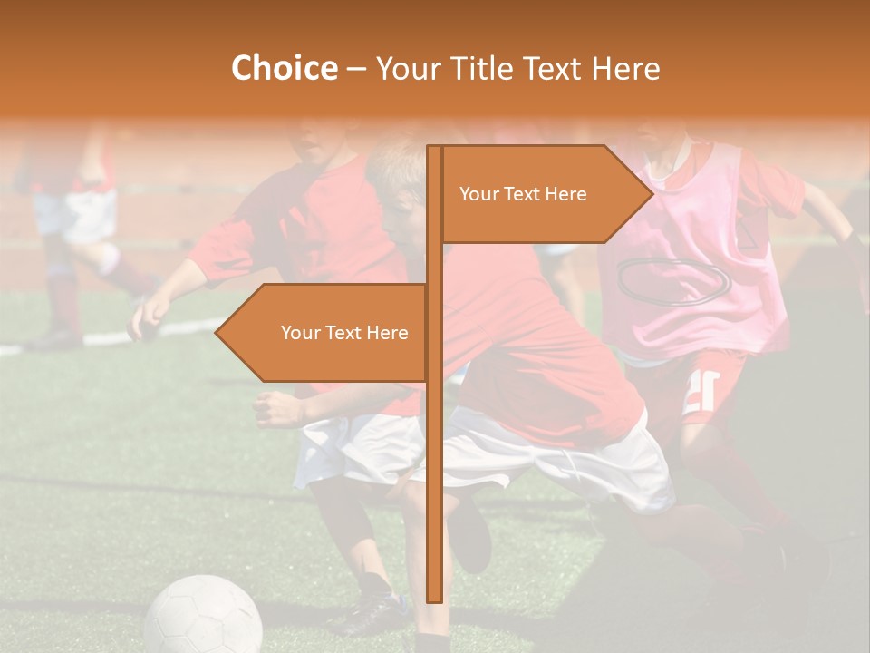 Hunt Down Kid Kicking PowerPoint Template