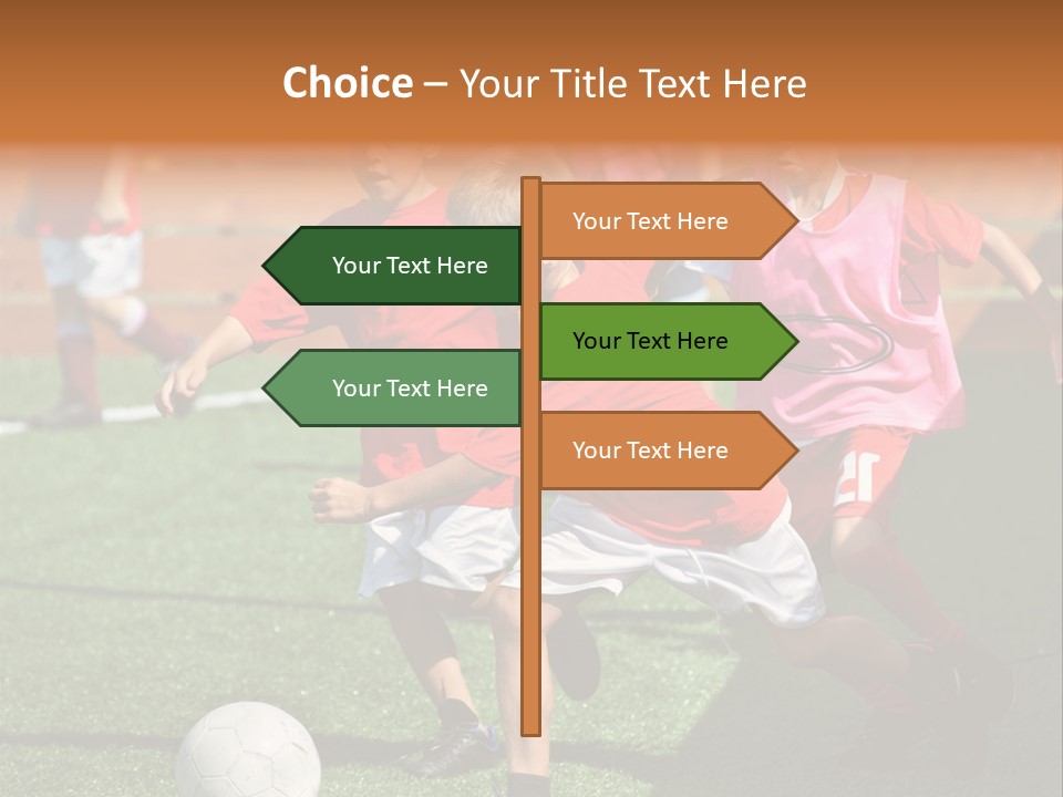 Hunt Down Kid Kicking PowerPoint Template