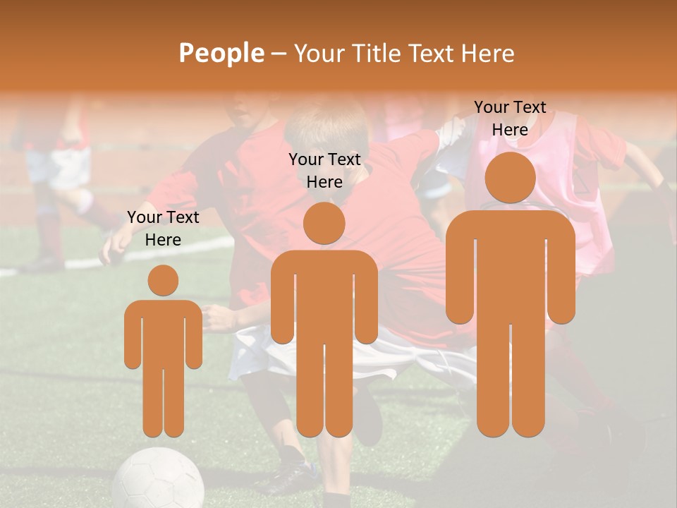 Hunt Down Kid Kicking PowerPoint Template