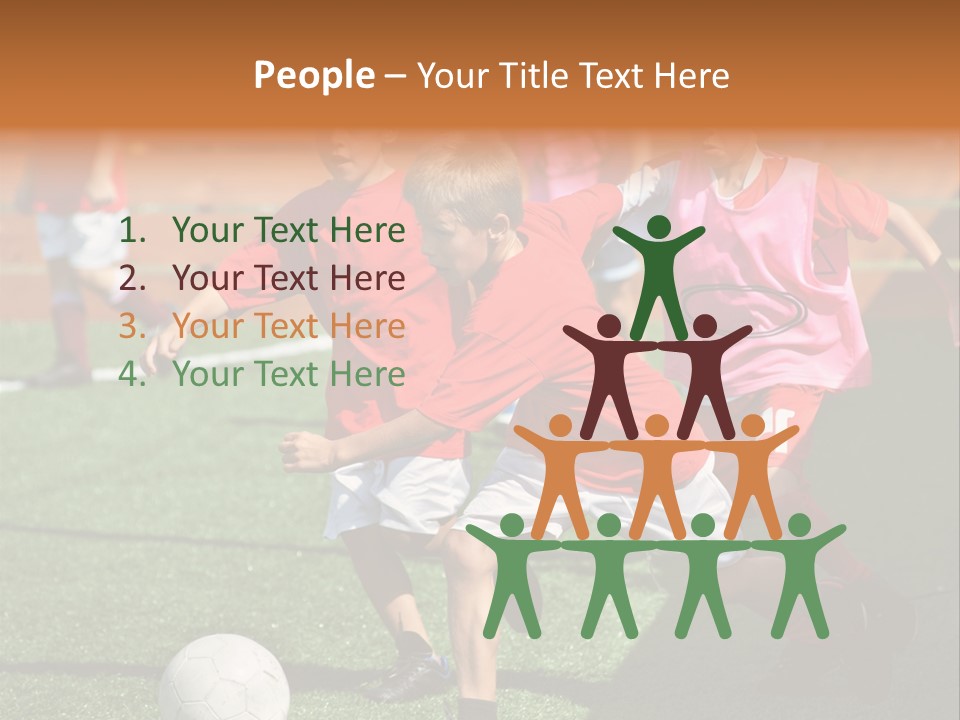 Hunt Down Kid Kicking PowerPoint Template