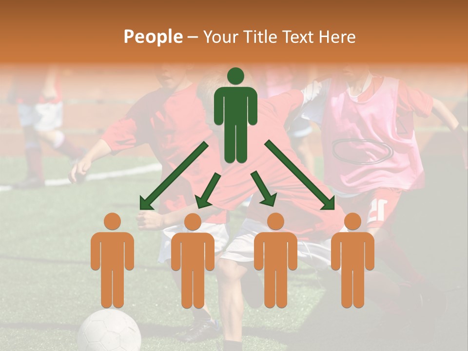 Hunt Down Kid Kicking PowerPoint Template