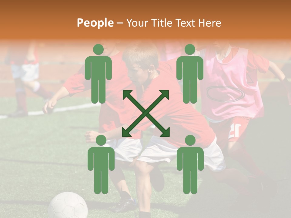 Hunt Down Kid Kicking PowerPoint Template