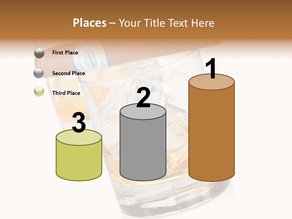 Golden Tobacco Hard PowerPoint Template