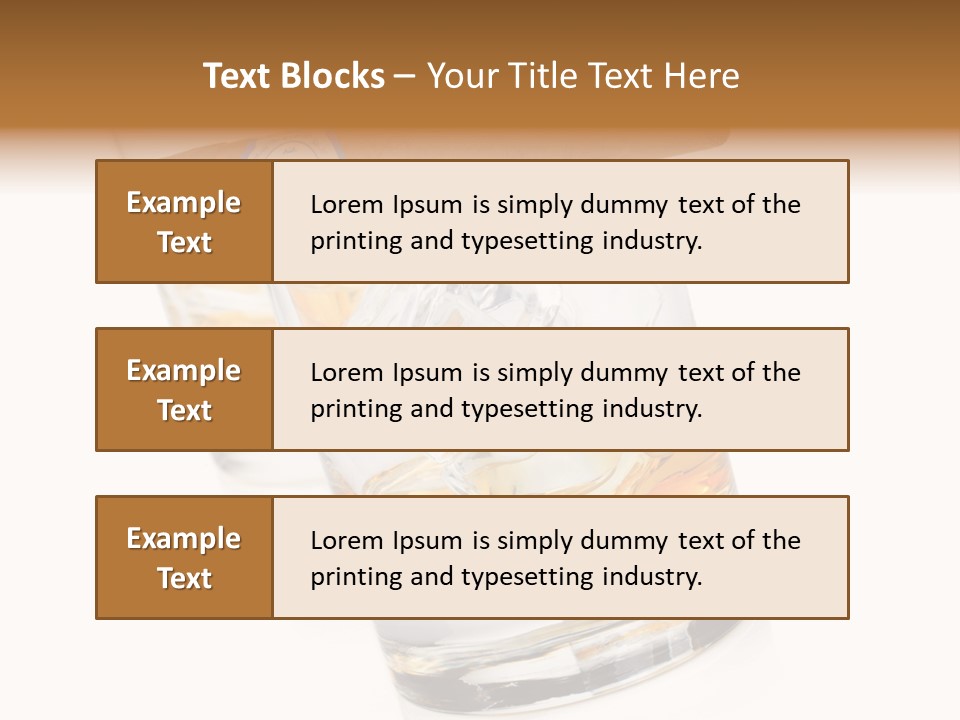 Golden Tobacco Hard PowerPoint Template