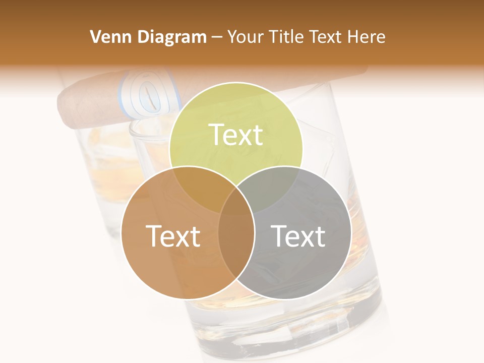 Golden Tobacco Hard PowerPoint Template