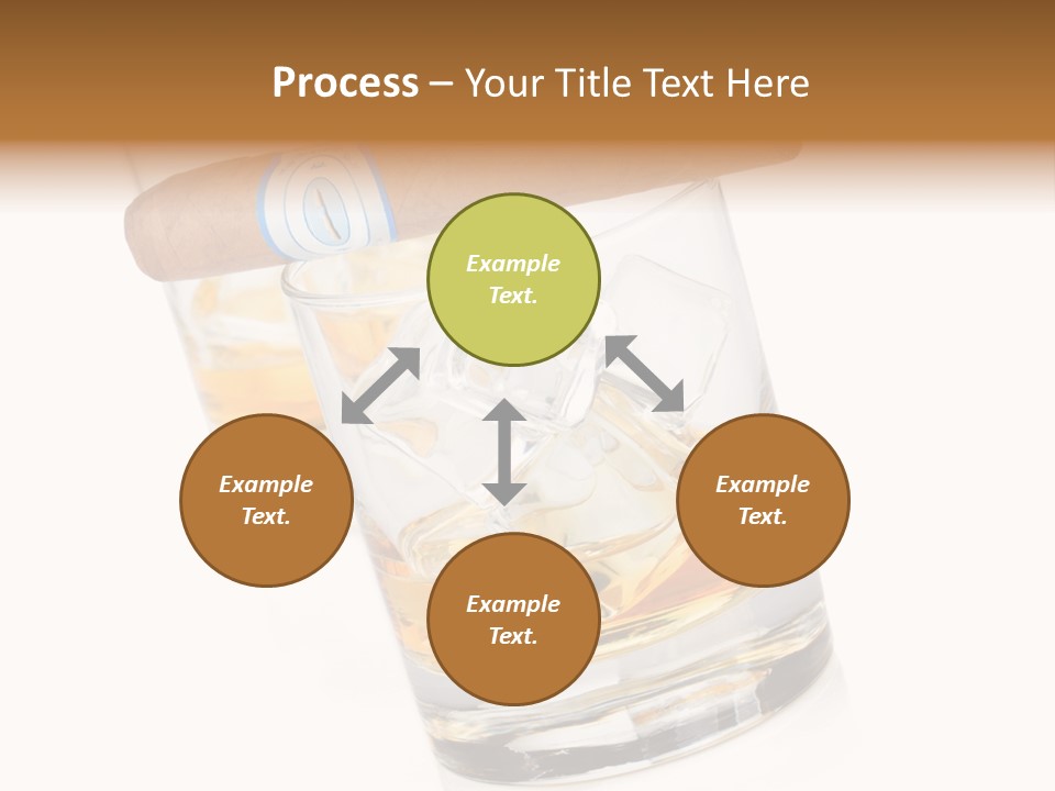 Golden Tobacco Hard PowerPoint Template