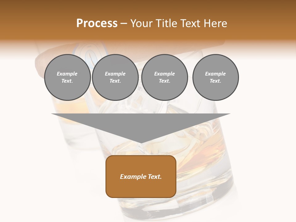 Golden Tobacco Hard PowerPoint Template