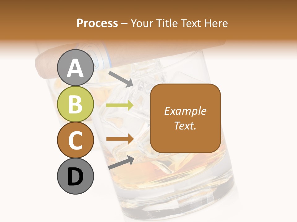 Golden Tobacco Hard PowerPoint Template