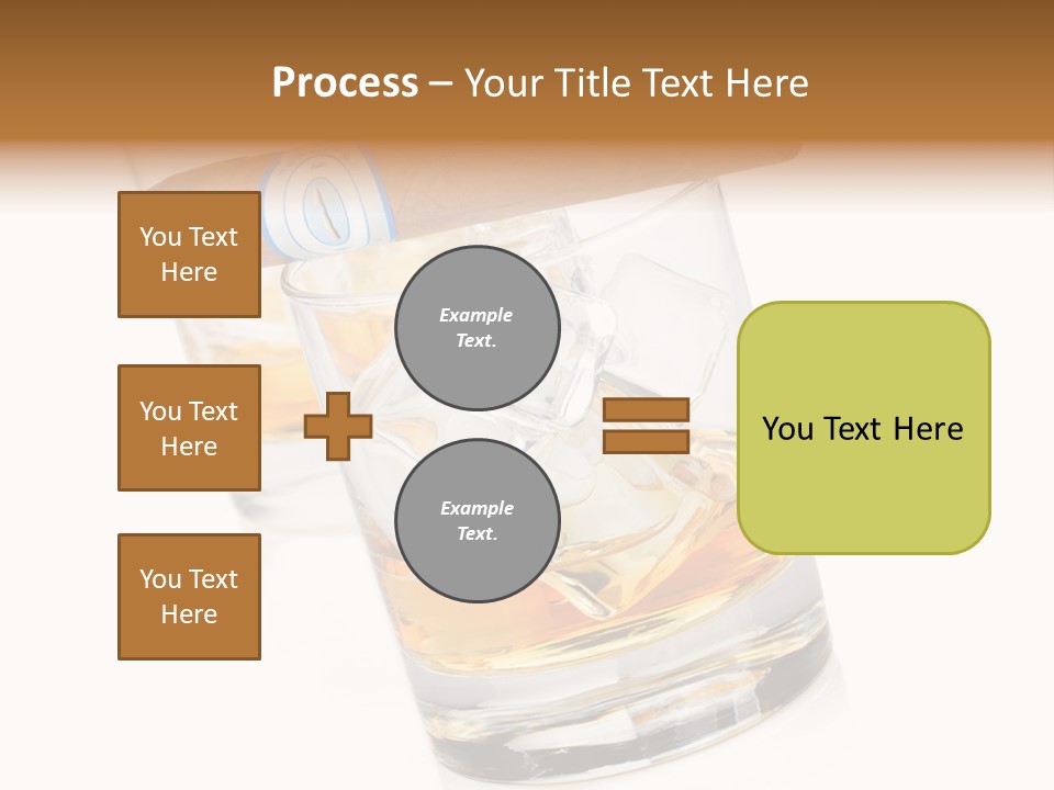 Golden Tobacco Hard PowerPoint Template