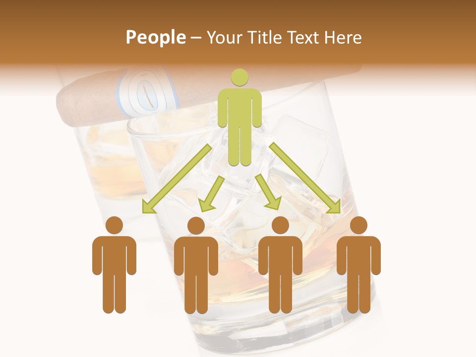 Golden Tobacco Hard PowerPoint Template