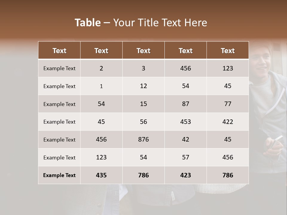 Papparattzi Female Xfactor PowerPoint Template