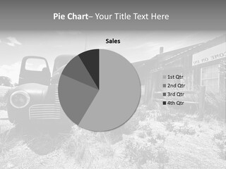 Route Automobile Red PowerPoint Template