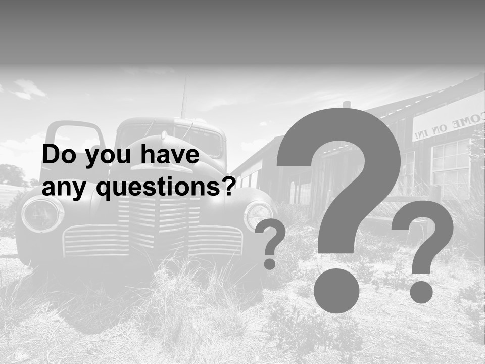 Route Automobile Red PowerPoint Template