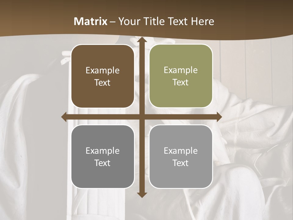 American Patriotism Sitting PowerPoint Template